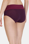 Zivame Anti-Microbial High Rise Full Coverage Tummy Tucker Hipster Panty (Pack of 2) - Multicolor — thumbnail 4